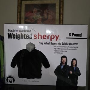 Weighted Sherpy Cozy Velvet Jacket BRAND NEW 1 SIZE FITS MOST